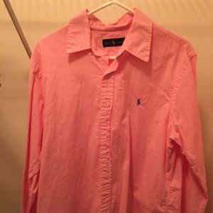 Polo Pink Button Up
